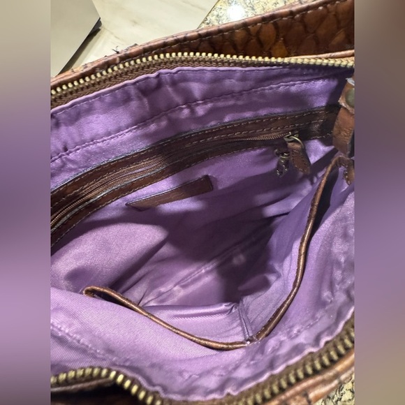 Jessica Simpson Brown and Purple crossbody Bag - Picture 5 of 9